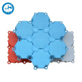 Hexagonal Water Floating Dock Plastic Pontoon Modular Useful PE Buoy High Buoyancy Pontoons Jet Ski Platform